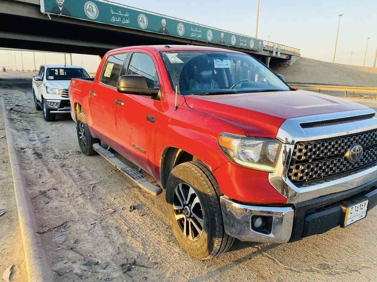 تويوتا تندرا 2019 للبيع حادثه جاملغ امامي مكان السياره ديوانيه البدير سياره جاهزه وجديده للاستفسار *********** رقم الشاصي اول تعليق
