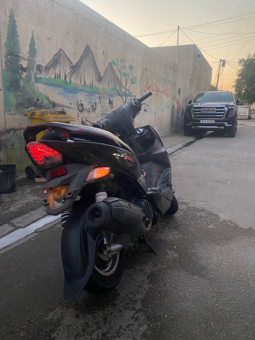 جي تي ار للبيع دراجه خير من الله شلعه ومعدل 
كامله كهربائيات كله شغاله مكينه ناعمه بس بيه دخانه بيضه من تحمه تطكع 
العنوان بغداد الحبيبية 