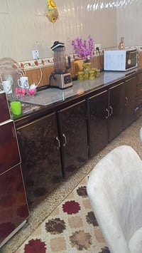 كاونتر قطعتين • ٣ امتار • سنك متر ونص