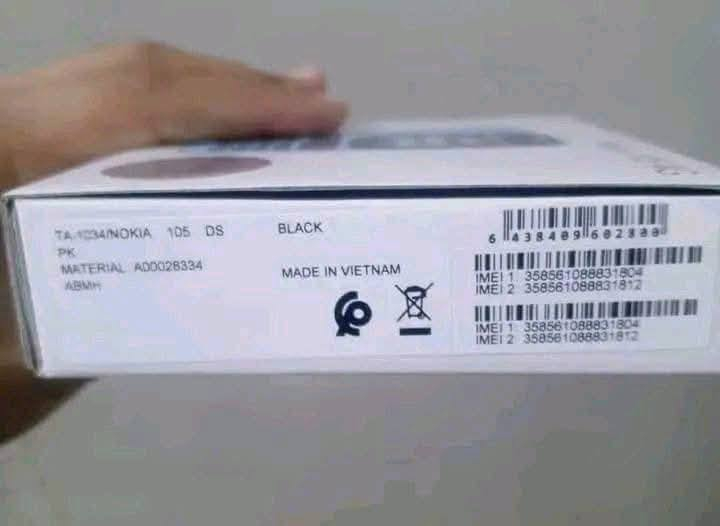 موبايل نوكيا 105 / 106 فيتنامي اصلي
المميزات 
◾ بطارية 800 مللي امبير 
◾ يدعم 2 شريحة
◾ رامات 4 ميجا بايت 
◾ الذاكرة الداخلية 4 ميجا بايت
◾ كشاف ليد
◾ شاشة 1.8 بوصة 
◾ يدعم الراديو 
◾ يدعم تسجيل 2000 اسم على ذاكرة االهاتف
السعر. //. 15🔥. الفففف.  بسسسس

لحككككك قبل نفاذ. الكمية 

العنوان:موصل حي سماح 

 🎊🎊 🎊 🎊🎊للاستفسار الاتصال على الرقم
***********
