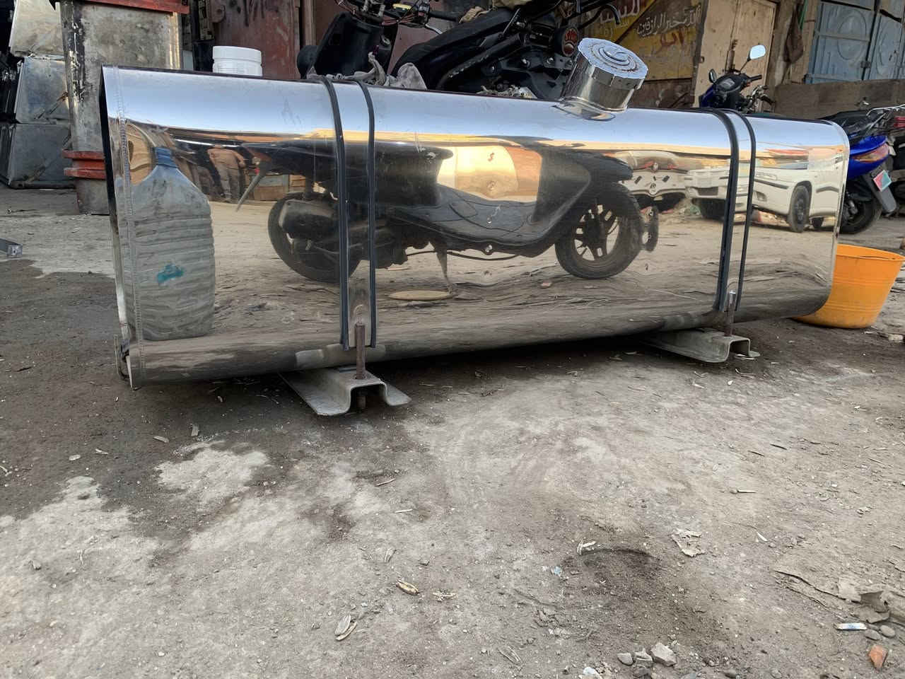 اللهم صلي على محمد وال محمد وصول وجبة جديدة من تانكيات سل استيل كنتر وجاملغات استيل كنتر متوفر جميع الاحجام موجودة للاستفسار والطلب اتصل على الرقم ***********
