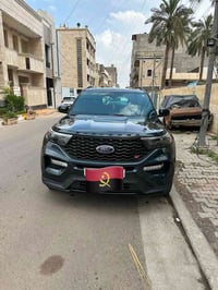فورد اكسبلور st موديل 23 6 سلندر فول مواصفات كشنات جلدvip منفصل ، تحكم...