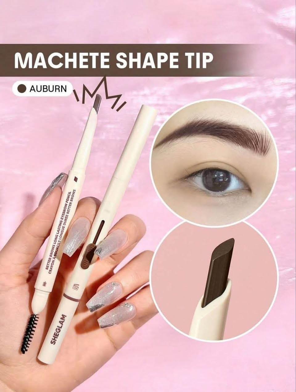 ⁨قلم حاجب شيكلام 🍫 🆕 SHEGLAM 
منتج سهل الأستخدام مميز جدًا بالرسم يرسـم الحاجب بلون بني 🤎✨ مع فرشاة صغيرة لتوزيع اللون ودمجـة 💫
ويملي فراغـات الحاجب بصورة طبيعية 
 • ثابت جدًا ضد الماء يدوم لفترة طويلة
• مستخلص مواد طبيعية لا تأثر على الحاجب
• أستغني عن جميع المنتجات من خلال منتج واحد🔴 
. توجد توصيل لجميع المحافظات العراق 🇮🇶🚚🚕للحجز والاستفسار يرجى التواصل عبر الخاص 📩💌توجد لدينا عروض خاصة وخصومات وهدايا 🎁😍


**إذا كنت صاحب هذا الإعلان وتريد حذفه لأي سبب، رجاءا أرسل رسالة إلى الدعم الفني**