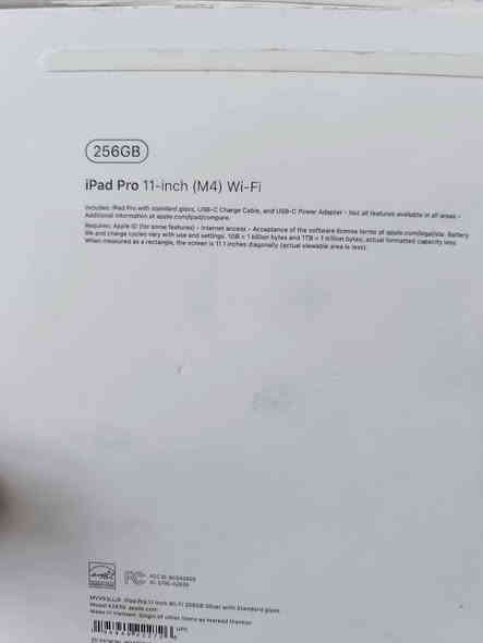 للبيع ايباد 11 برو M4  ..2025 
ذاكره 256 
استخدام لغرض الدراسه لمدة 4 اشهر فقط 
البطاريه 100 % 
عدد مرات الشحن 33 
ملحقات كامله 
وياه هدية لزكة وحافظه 
السعر مليون و100 وبي مجال 
الجهاز اخو الجديد
***********
