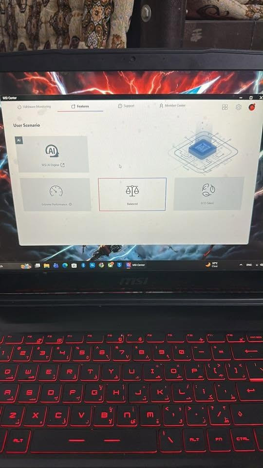 عندي لابتوب اريدة مراوس وي pc
هاي مواصفاته الله شاهد بعده بالباكيت بس اريد اخذ pc  مراوس 

msi gf63 
كوراي 5 جيل 12H
شاشة 15،6 144h
رام 16 (طورته)
هارد 1 تيرا m.2 (طورته)
هارد 1 تيرا hdd 
كرت داخلي 8 كيكا
كرت خارجي 2050 rtx
 نضيف جداً شخط مابي مستخدم 3 اشهر حتى كارتونه ويا حتى اللزكات بعدهن بي
على لعبة ضخمة مثل هوجورتس ليجسي جداً متطلبة ع الكرت و الفيرام مال كرت
على اعدادات high full hd
50-60 فريم ثابته رغم انو اني قافلها ع 60 يعني تصعد ل اكثر من 60 فريم
الحرارة كدامكم ممتازة للعلم هاي بدون مروحة تبريد
***********
