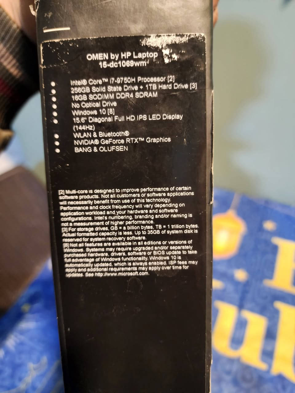 نظافة عالية ممتاز جداً (نظافة 98%)
HP OMEN GAMING كيمنك
 المعالج (CPU)
 Intel Core i7 – جيل تاسع
أداء قوي في الألعاب والبرامج الثقيلة 
 الرام  16GB DDR4 ram
الهارد 1.256 T هارد كبير ومساحة ممتازة
1تيرا و٢٥٦ جيجا حجم الهارد
 جيد لتخزين الألعاب والملفات الكبيرة
 احتياجك للبرامج والمشاريع + الألعاب بدون مشاكل 
 كرت الشاشة (GPU): منفصل
 NVIDIA GeForce RTX 2060 6g
بطاقة قوية جداً تنافس في الأداء وتشتغل الألعاب بأفضل إعدادات 
 الشاشة ضد التوهج 15.6″ ‎Full HD‎ 
رؤية واضحة وجميلة للاعبين والمصممين 
أداء ممتاز في الاستخدامات الثقيلة سريع و سلس جداا
السعر ٧١٠.٠٠٠ وبي مجال بسيط


**إذا كنت صاحب هذا الإعلان وتريد حذفه لأي سبب، رجاءا أرسل رسالة إلى الدعم الفني**