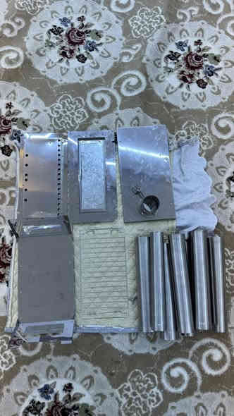 صوبة حطب للتخيم  قابله للطي معدن ستيل ستانلس السعر 100 الف يوجد توصيل***********
