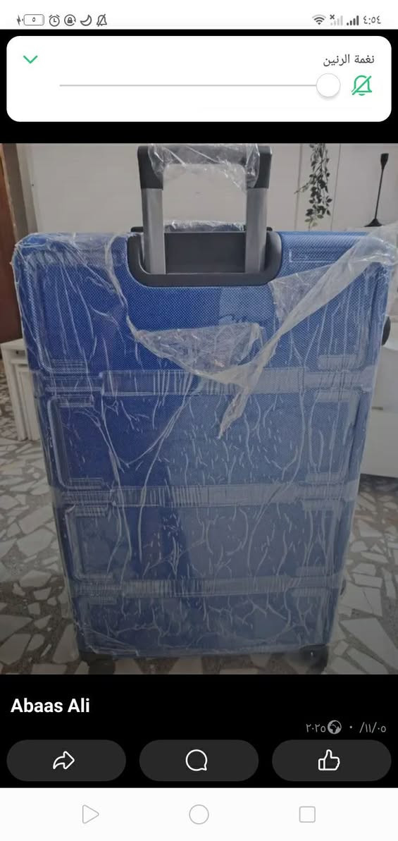 جنطه حجم كبير جدأ قفل باسورد .. غير مستخدمه سعرها60 وبيها مجال مكاني بغداد شهداء العبيدي


**إذا كنت صاحب هذا الإعلان وتريد حذفه لأي سبب، رجاءا أرسل رسالة إلى الدعم الفني**