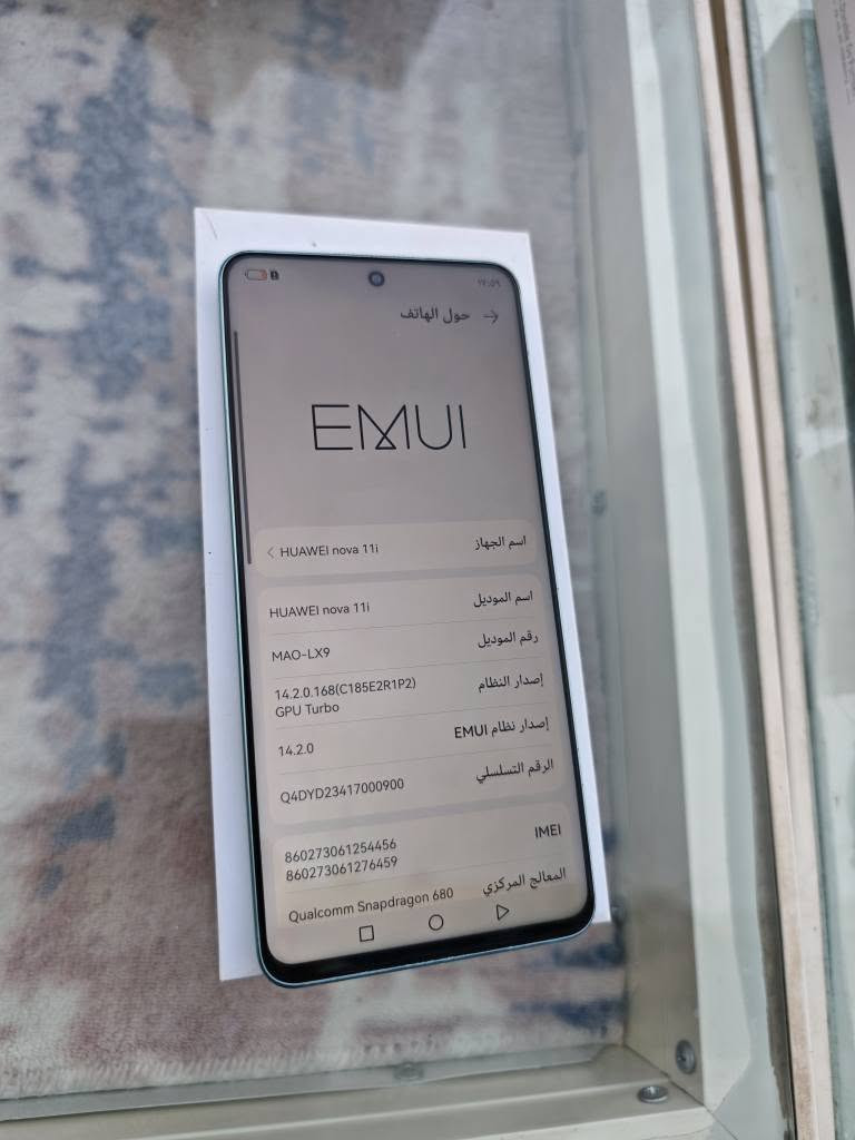 Huawei nova 11i
بەس کارتۆنی لەگەلە 
نرخ تەنها ١٦٥ هەزار قوفل
وەک بەلاش
١٢٨ رام ٨
دوو سیم
زۆر بەقوەت بەتایبەت بۆ پاتری
کەمێک ئیتاری وردەی هەیە 
شاشە و پشتی شوختی نیە
زەمانی دارو درەخت 
ناونیشان هەولێر 
گەیاندن هەیە 
*********** أربيل, العراق
