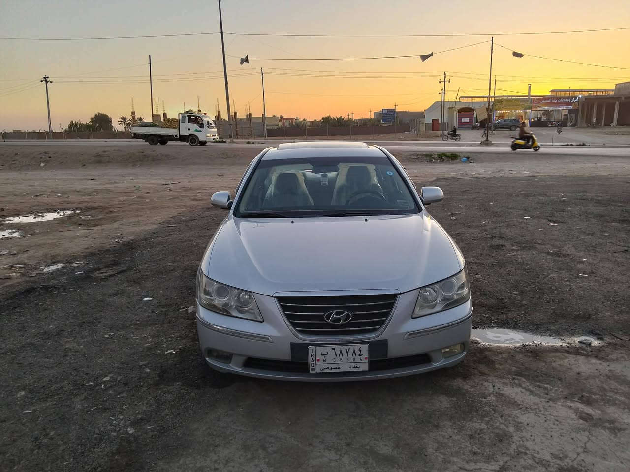 سوناتا موديل 9 خليجي 3قطع صبغ  بدون داخل 2400 سياره جديده ***********
