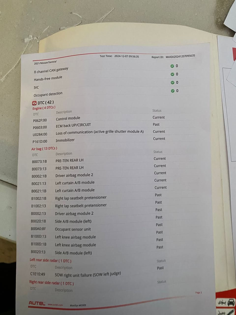 السلام عليكم
نيسان سنترا موديل ٢١ محدثة ٢٣  وترد امريكي بي ثلاث قطع مثل ما موضح بالصور  والسونار موجود بالصورة للبيع السعر ١٣٥ بي مجال بسيط رقم شمالي اربيل والسنوية باسمي تحويل ثاني يوم مكاني بغداد  للاستفسار اكثر 
***********
