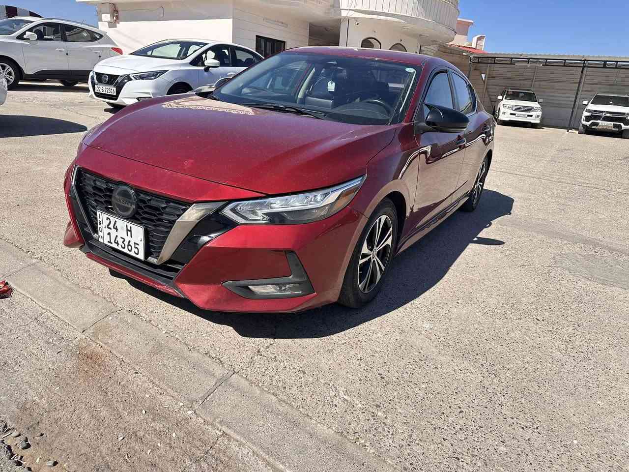 Nissan sentra 2021 SR 
بدون ظرر بدون سبخ صور ورقم الشاصي مرفق مع صور المنشور السياره بدون ايرباك بدون تعديل كير محرك تحويل غرامات شرط السعر 114$ ***********

