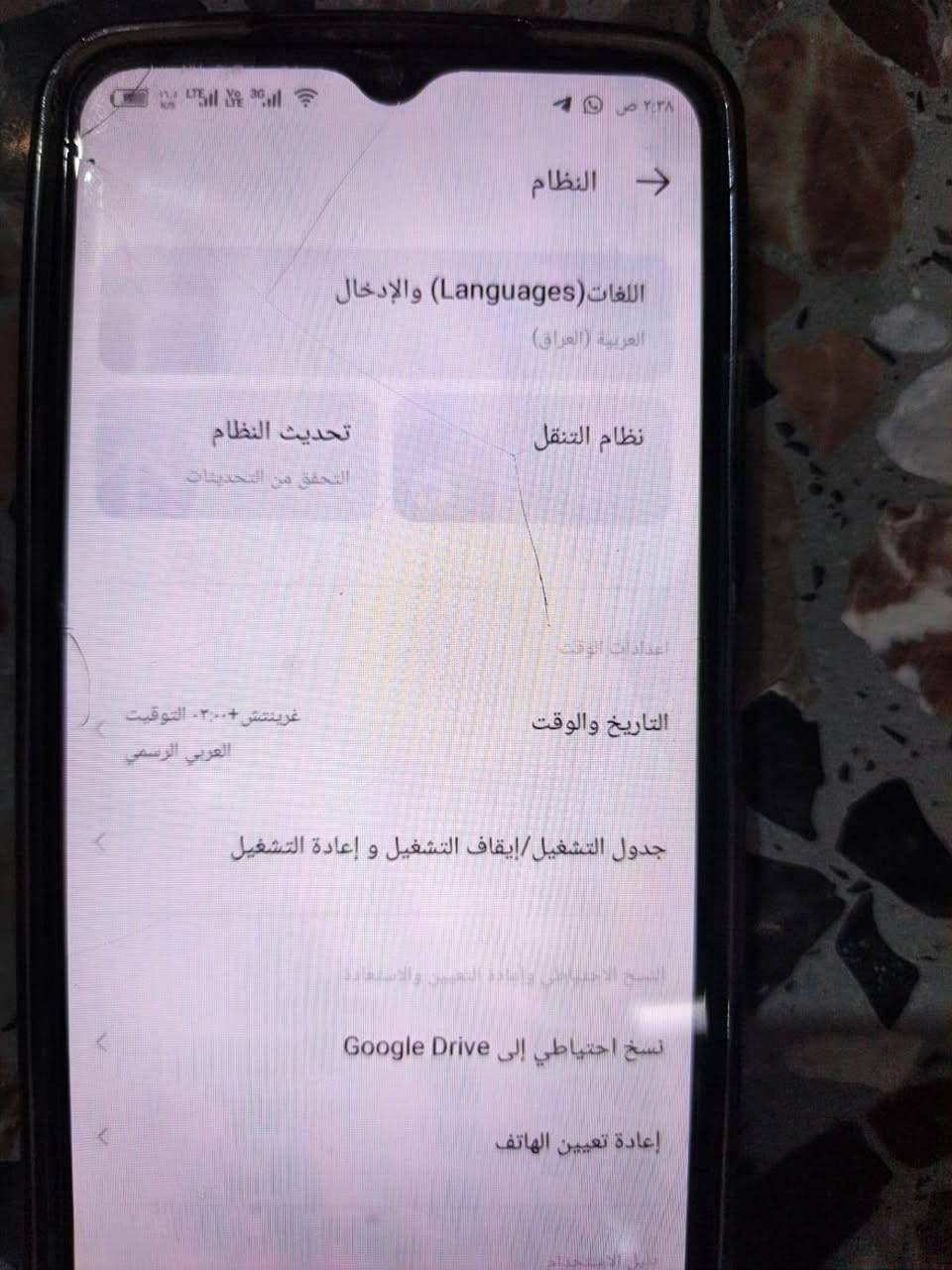 السلام عليكم جهاز نظيف درجه اولى ذاكرته 128 جهز نظيف كلش مراوس عادي واللي يحب يتواصل رقم الواتساب موجود *********** الماسنجر ما ارد
