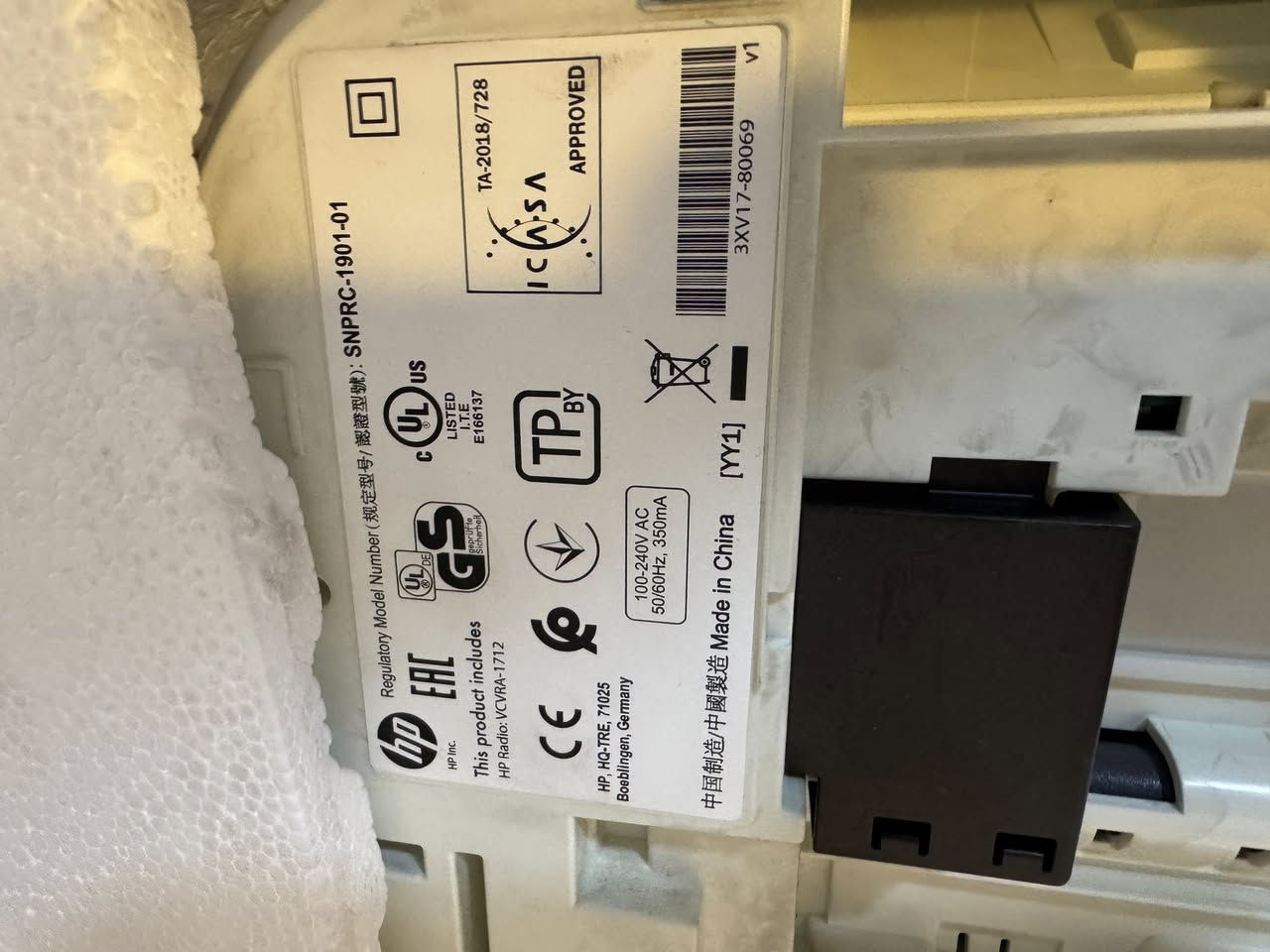 للبيع طابعة HP DeskJet 2720e
استعمال خفيف جداً بحالة ممتازة
تدعم الطباعة والنسخ والسكانر
بيها Wi-Fi والطباعة من الموبايل
كاملة بالكارتون والملحقات
السعر: 100 الف

مكاني كركوك - رقم ***********

* طابعة متعددة الاستخدامات (طباعة / سكانر / نسخ)
* تدعم الطباعة اللاسلكية Wi-Fi
* تشتغل من الموبايل عن طريق تطبيق HP Smart
* طباعة ملونة وأسود
* حجم ورق A4
* سهلة الاستخدام ومناسبة للبيت أو الدراسة
* سرعة طباعة تقريباً 7.5 صفحة بالأسود و5.5 بالألوان
* تدعم USB و Wi-Fi
* تستخدم حبر HP 305 الأصلي
* شاشة LCD صغيرة مع أزرار تحك
