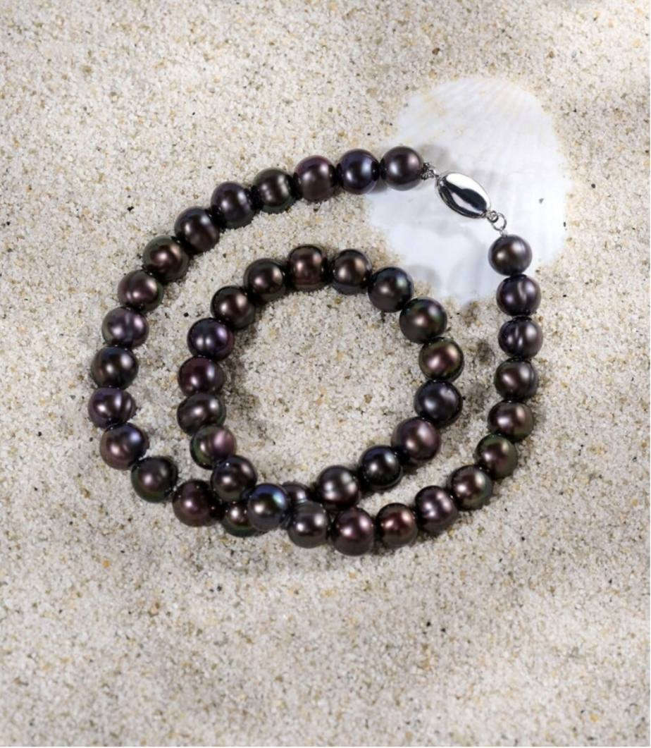 عقد لؤلؤ مياه العذبه مطعم بلفضه السعر 50 الف شراي تعال خاص *********** واتساب
