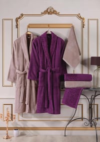 برنص ٦ قطع • مندانو • قطن ١٠٠%