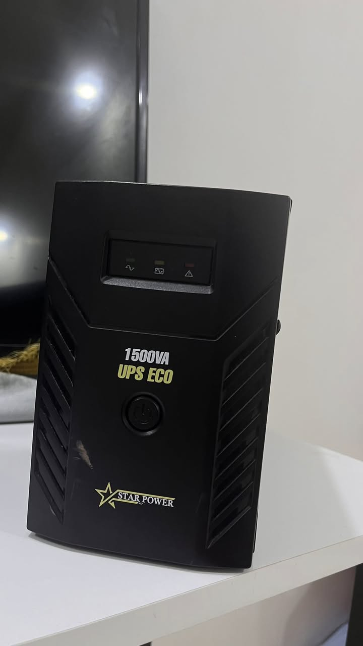 UPS🇮🇶
كشي مابي بس من اشغله يكوم يطوط وينطفي وايره موجود   وهاي مواصفاته 🇮🇶🎬

الطاقة: 1500 فولت أمبير (VA).
نوع الجهاز: يو بي إس (UPS) أو مزود طاقة غير منقطع.
الميزات: يوفر طاقة احتياطية للأجهزة الإلكترونية مثل أجهزة الكمبيوتر والكاميرات والشاشات وغيرها.
المواصفات: يعمل ببطارية 12 فولت/9 أمبير.
التنبيهات: يتضمن تنبيهات لانخفاض البطارية وزيادة الحمل.

السعر اكتب بل تعاليق وبل عافيه  🇮🇶🌏


**إذا كنت صاحب هذا الإعلان وتريد حذفه لأي سبب، رجاءا أرسل رسالة إلى الدعم الفني**