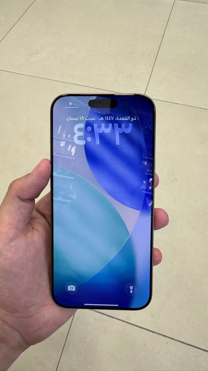 ايفون ١٦ برو ماكس ٢٥٦ بطاريه ٩٤ جهاز ماسترررر وتر بروف مامفتوح ابد بي فقط شاشه حيل ناعمه مامبينه فوك بطرف شاشه سعره قيمه وخذه *********** مكان نجف
