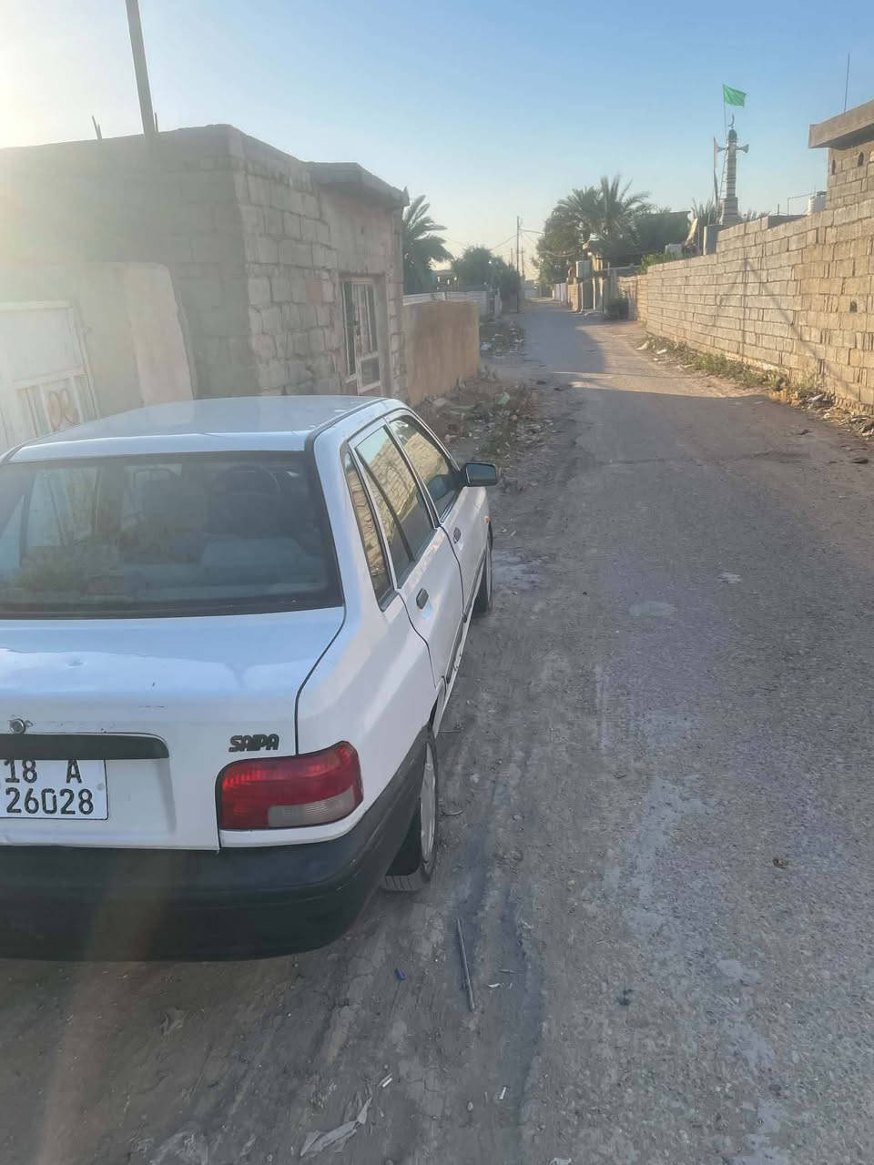 سلام  عليكم سياره سايبا موديل 10سياره حلوه بيه ضربه بل جملغ لوره بيه صبغ قطعتين ومكينه بيه شويه بخار وكير وتبريد مكفول تخم تاير جديد وتوشمه مال كوستر سعر 30وبيه مجال 
مكان بغداد محموديه 
رقم تليفون
***********
***********
