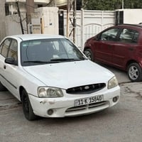 اكسنت موديل 2001 كير عادي بيهة طخات بسيطة ابيع صبغ حزام دواخل سليمة شو...