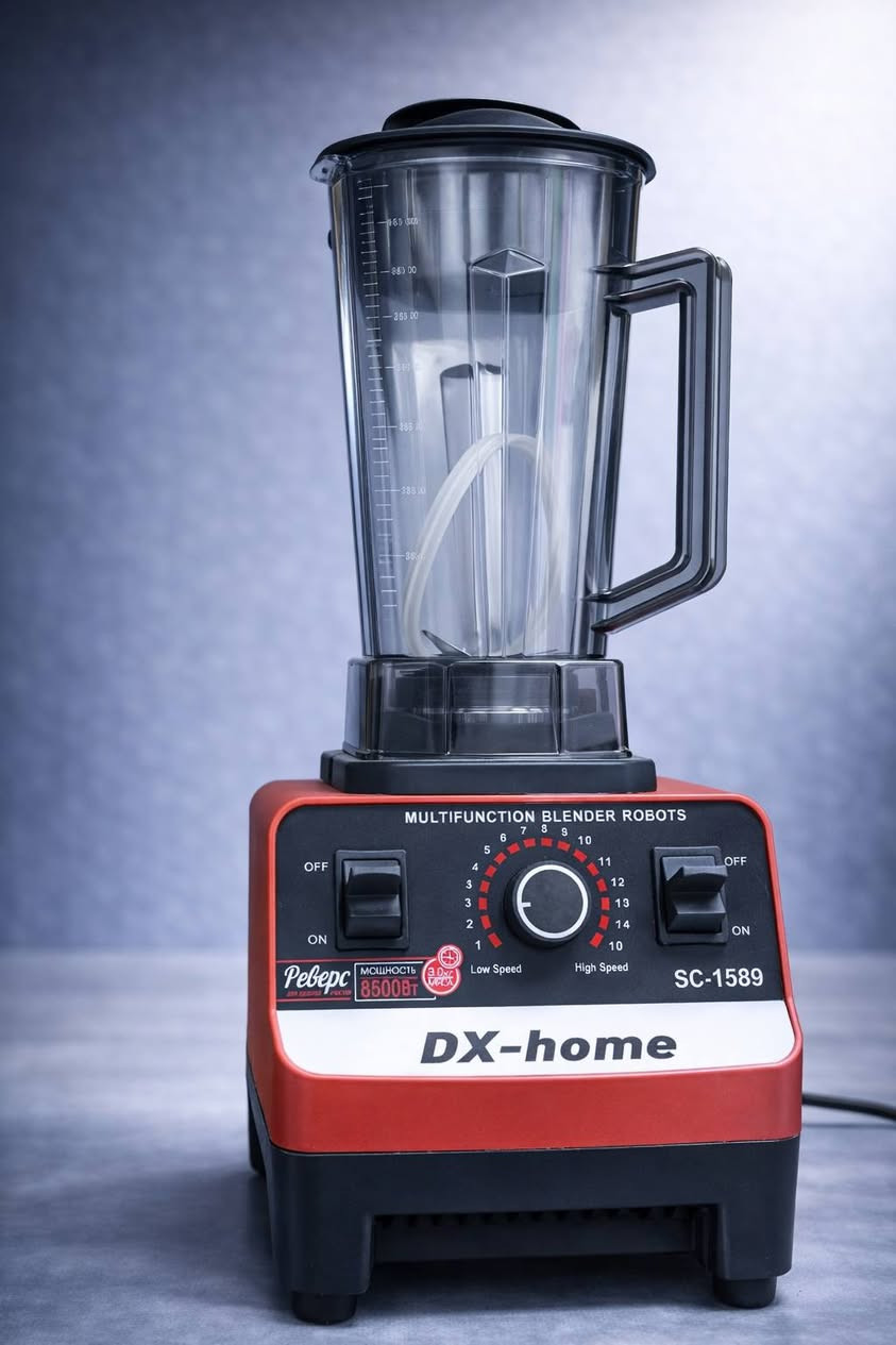 خلاط كهربائي قوي ومتعدد الوظائف من DX-home، مصمم للاستخدام اليومي المكثف.
⚙️ محرك قوي بقدرة عالية (حتى 8500 واط).
🔄 تحكم بسرعات متعددة من منخفضة إلى عالية مع قرص دقيق.
🥤 وعاء شفاف متين مع تدريج لقياس الكميات.
🔪 شفرات حادة من الستانلس ستيل لخلط سريع وناعم.
🧊 مناسب للعصائر، السموذي، طحن الثلج، والخلط الثقيل.
🛡️ قاعدة ثابتة تقلل الاهتزاز أثناء التشغيل.
✔️ خيار عملي وقوي للمطبخ المنزلي أو الاستخدام شبه التجاري.
للحجز ***********
