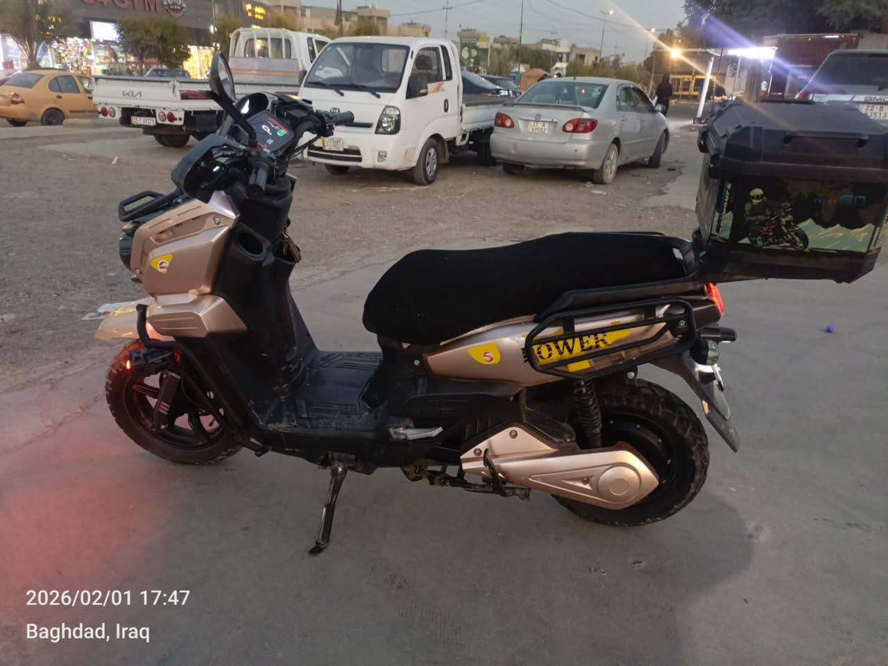 ا
السلام عليكم 
دراجه شحن اباتشي 2024 
6 بطاريات 
استعمال 8 اشهر 
بيها ضربه بسيطه موجوده بلصور
🟩السعر 950 الف قفل 🟩
لين جديدها هسه بمليون و500
للاستفسار مراسلة الصفحه
او علواتساب على هذا الرقم ***********
