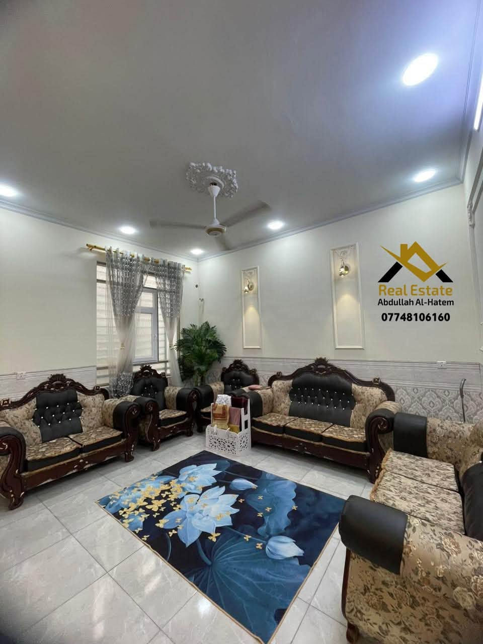 سامراء حي دوانم المعمل 

مشتمل بمساحة 150متر 

طابقين 3 غرف نوم 

المشتمل قرب جامع المحمود 

بناء جناي شغل درجة اولى 

السعر 77 مليون وقابل للتفاوض 

للإتصال 

*********** 

عقارات عبدالله الحاتم 

لمعرفة أسعار و تفاصيل كافة العقارات المعروضة لدينا يرجى الاتصال او المراسة لطفاً 

عنوان المكتب :
سامراء حولي الخضراء مقابل الإفراز مجاور قدسي الخطاط
