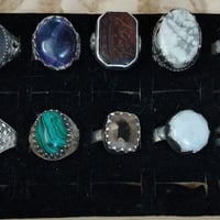 محابس • فضة 925 • عقيق يماني