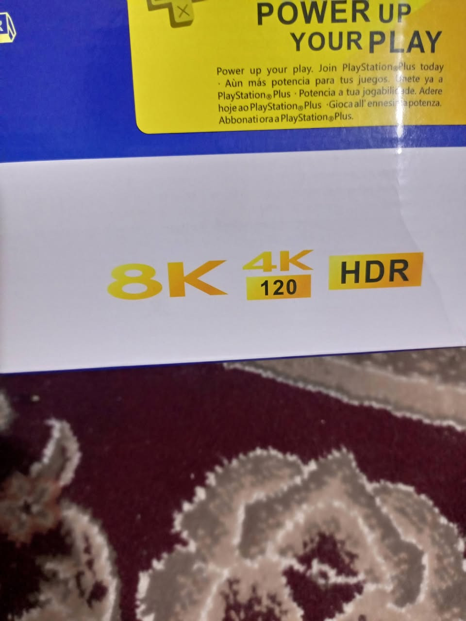 ل4 برو 1 تيرا معدل نظام 12. نظافة 95 جوستك الاصلي مالته كارتون غراضه كاملة السعر 275 نهايته قفل . لا مفتوح ولا ومصلح العنوان النجف الاشرف توصيل ما عندي بي 10 العاب جاهز للعب


**إذا كنت صاحب هذا الإعلان وتريد حذفه لأي سبب، رجاءا أرسل رسالة إلى الدعم الفني**