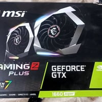 Msi gtx 1660 super مستعمل اخو الجديد  غير مفتوح على وضع الشركه  ١٦٥ ال...