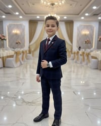 أزياء قمورة • طقم رسمي تركي • ٣-١٢ سنة