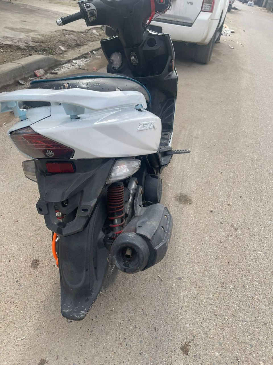 سلام عليكم 
دراجه gtr
الدراجه مصبوغه عام
مكينه مفتوحه مبدله ولفات فقط
السعر 550
العنوان:بغداد حي الجهاد
للأستفسار الاتصال على الرقم التالي
***********
