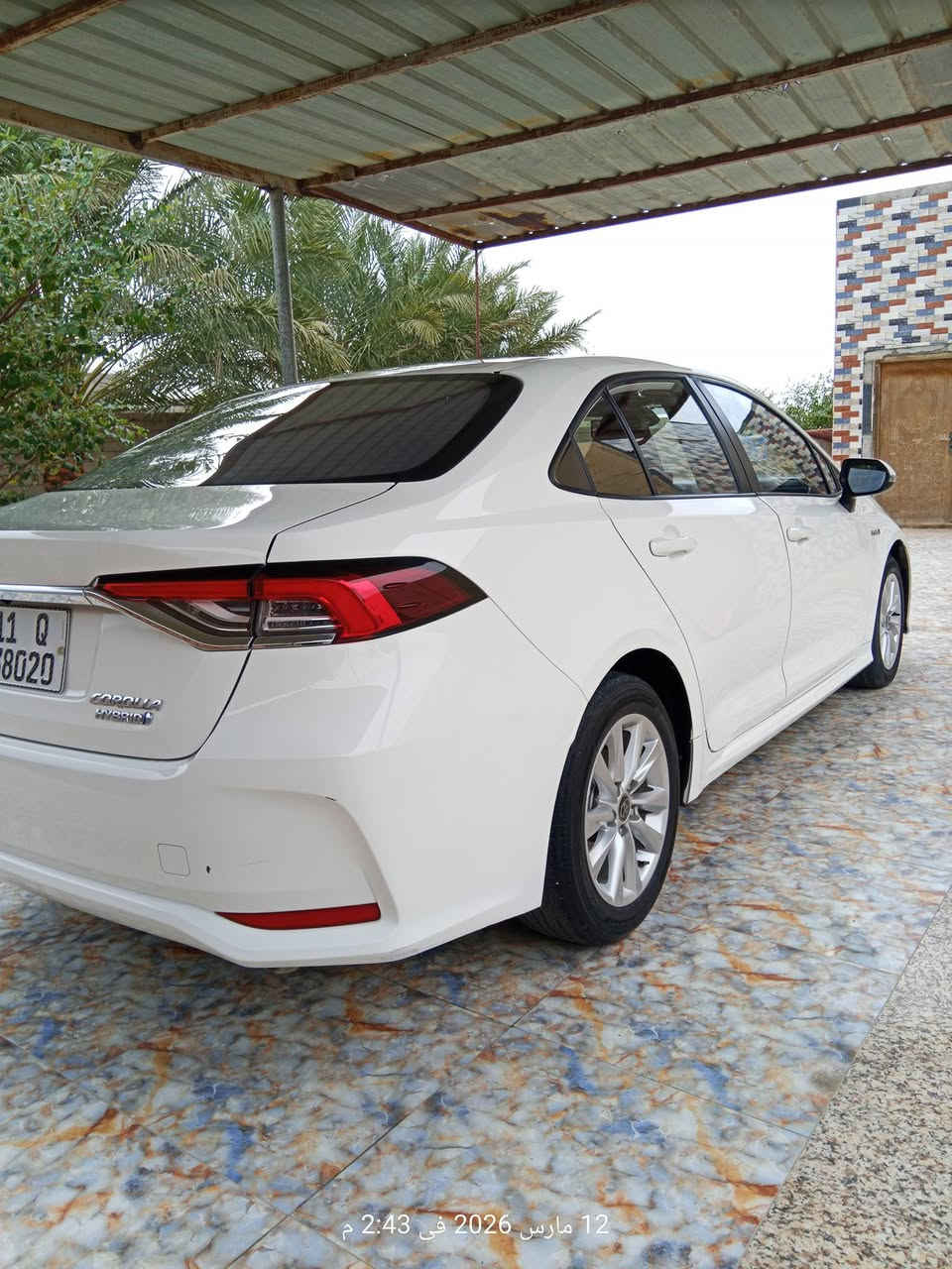 كورلا هايبرد للبيع
موديل 2024 رقم بغداد باسمي
 كفاله عامه
تحكمات ستيرن
تبريد قطعتين امامي وخلفي
رادار امامي
لدات امامي زنون بلاد
تشغيل بصمه 
بصمة ابواب
السعر 149$
العنوان الناصريه (قضاء الجبايش) 
الاستفسار اتصل***********
