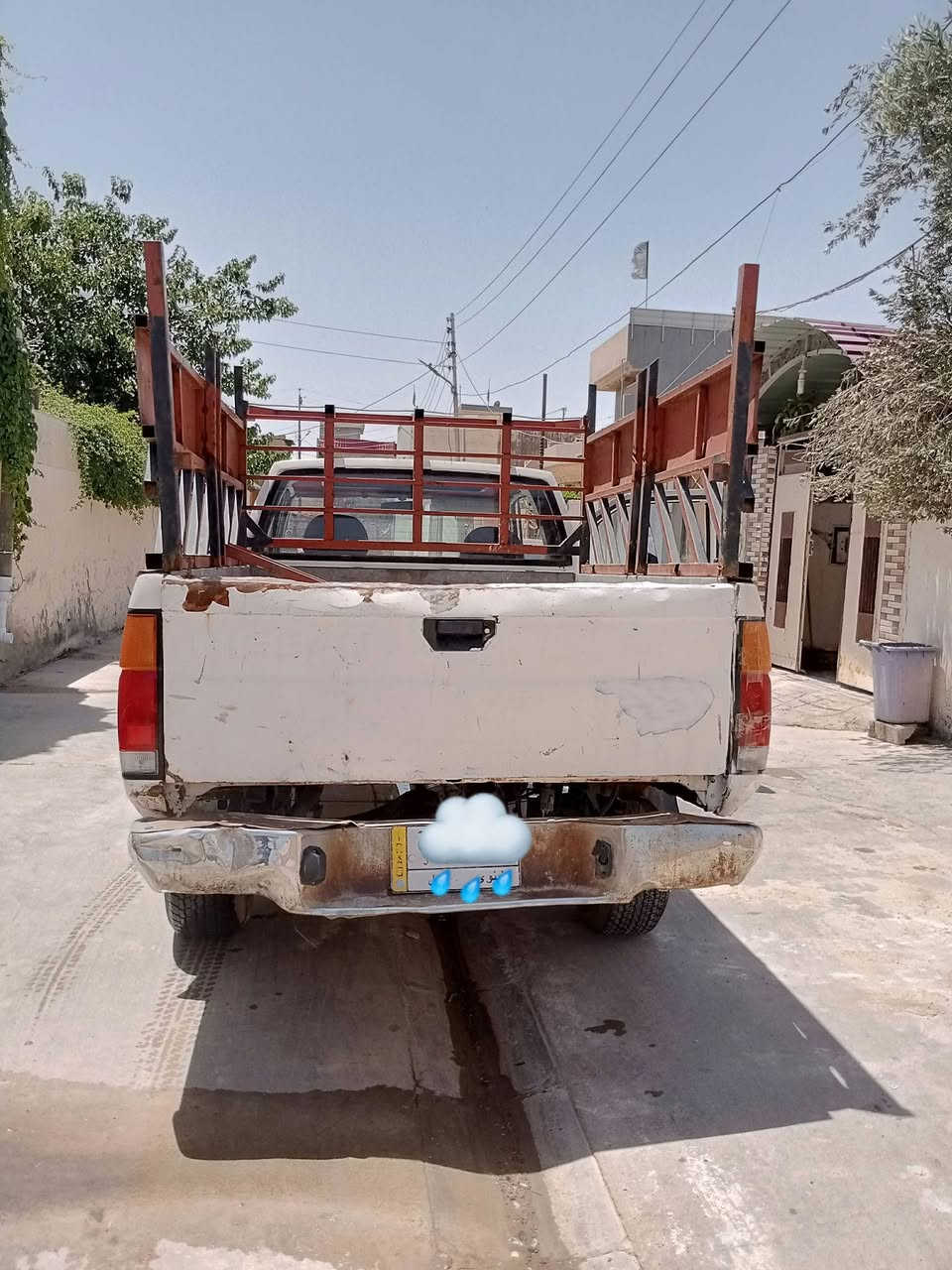 بيع او مراوس بيكم نيسان دبل اكسن قماره وربع 
موديل 93 
لون ابيض 
طخم تايرات جدد 
طخم امامي وخلفي جديد شرط 
رقم الماني نينوى 
داخل احمر جديد 
عنوان موصل ناحية برطله 
استفسار اكثر اتصال على ارقام 
***********
***********
