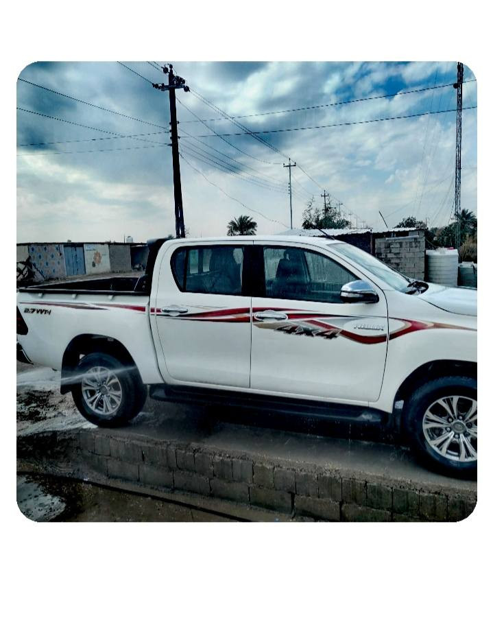 السلام عليكم( هايلوكس) (للبيع) كفاله( عامه) تحويل ثاني (يو۾) موנيل (2017)(العنوان)(بابل) ناحيه( النيل) اتــــصــــــال( ***********)بيع او مراوس
