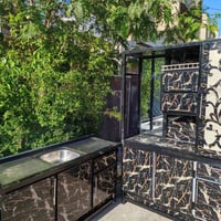 كاونتر مستخدم نضيف تفصال الامنيوم مو سوكي مكان الشعب اكو توصيل 0775791...