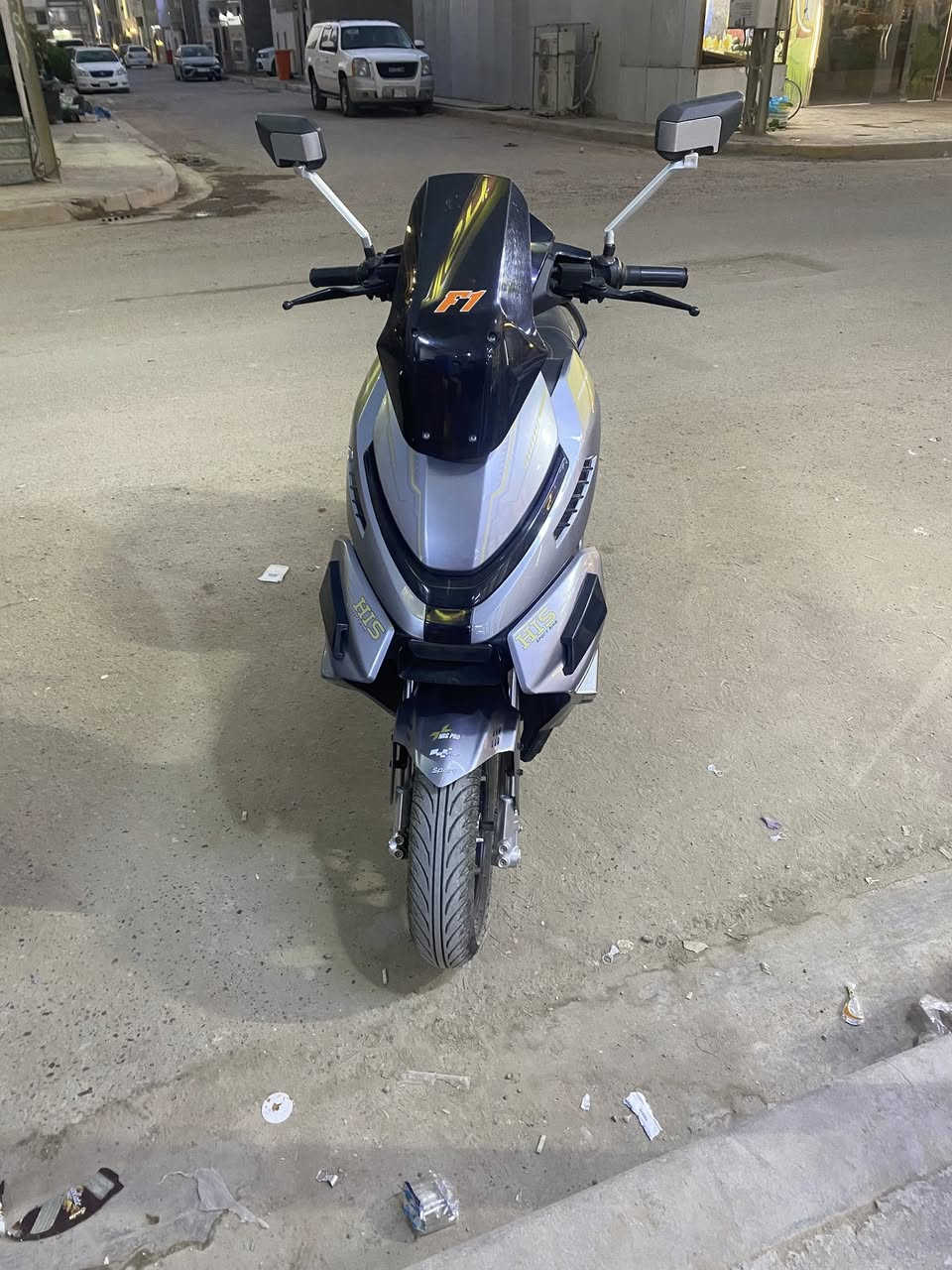 سلام عليكم دراجة شحن his f1 للبيع السعر 825 الف  للاتصال على  *********** مواصفات الدراجة تشغيل عن بعد فتح و قفل وتشغيل عن بعد و لد متغير مكاني بغداد الدورة
