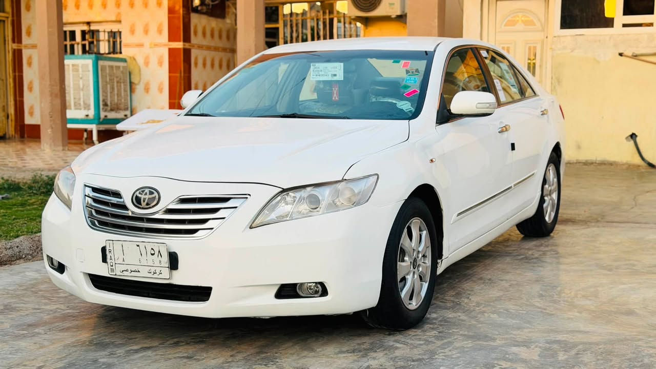 السلام عليكم
للبيع كامري 2008 خليجي GL لون ابيض 

بيه صبغ موضح اخر صوره بدون دواخل وجاملغ امامي رش يعني 4 قطع 

محرك كير مامفتوحات صدر تخم تاير جديد تبريد تدفئه كهربائيات سياره جاهزه مابيه نقص 

رقم كركوك باسمنه مشروع وطني سنويه لل28 تحويل ثاني يوم 

تبريد خلفي داخل لونين كامرا ويل كب اشاير بلمري..

البيع نقد ويرهم مقدمه زينه معا كافت الضمانات 

العنوان الشرقاط اسديره 
***********
***********

