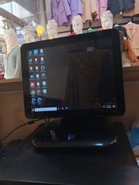 كاشير شاشة لمس • طابعة باركود • الرمادي