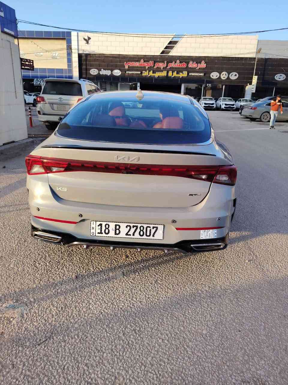 السلام عليكم كي 5 فايف جيتي لاين محرك تيربو السياره دخول جديد مرقمه وكامله السياره بسمي   الرقم ***********
