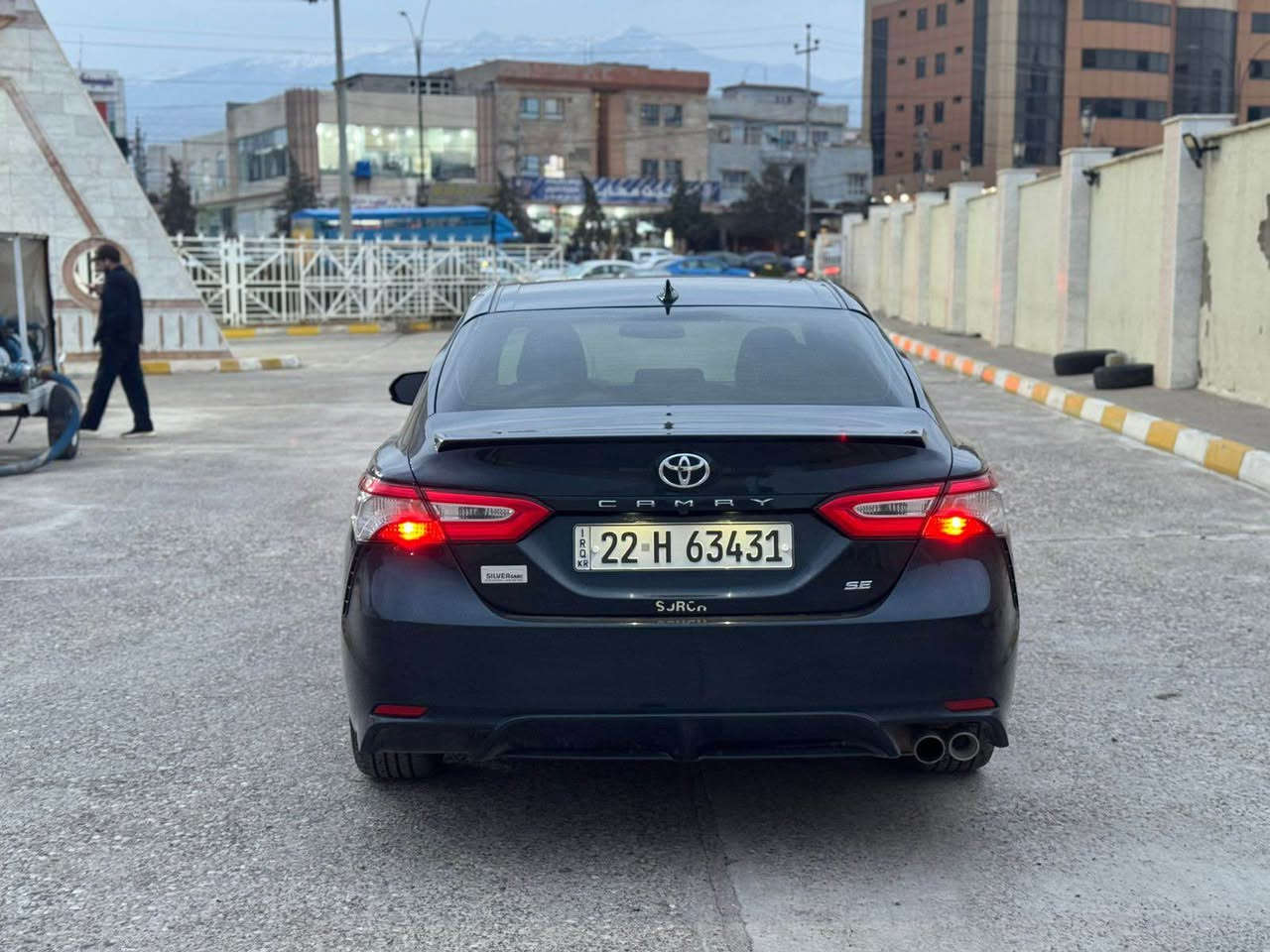 بو فروتن
تويوتا كامري موديل 2019
 مواصفات SE
 رادار پيش و پاش
 لايت زينو
 تحكم سترين
 كوشن جلد
 شاشة+كاميرا
 ويل كروم
 صبغ دوو پارجة
 سعر 160 
 كةمةك مجال
 عنوان عقرة
 *********** Singapore
