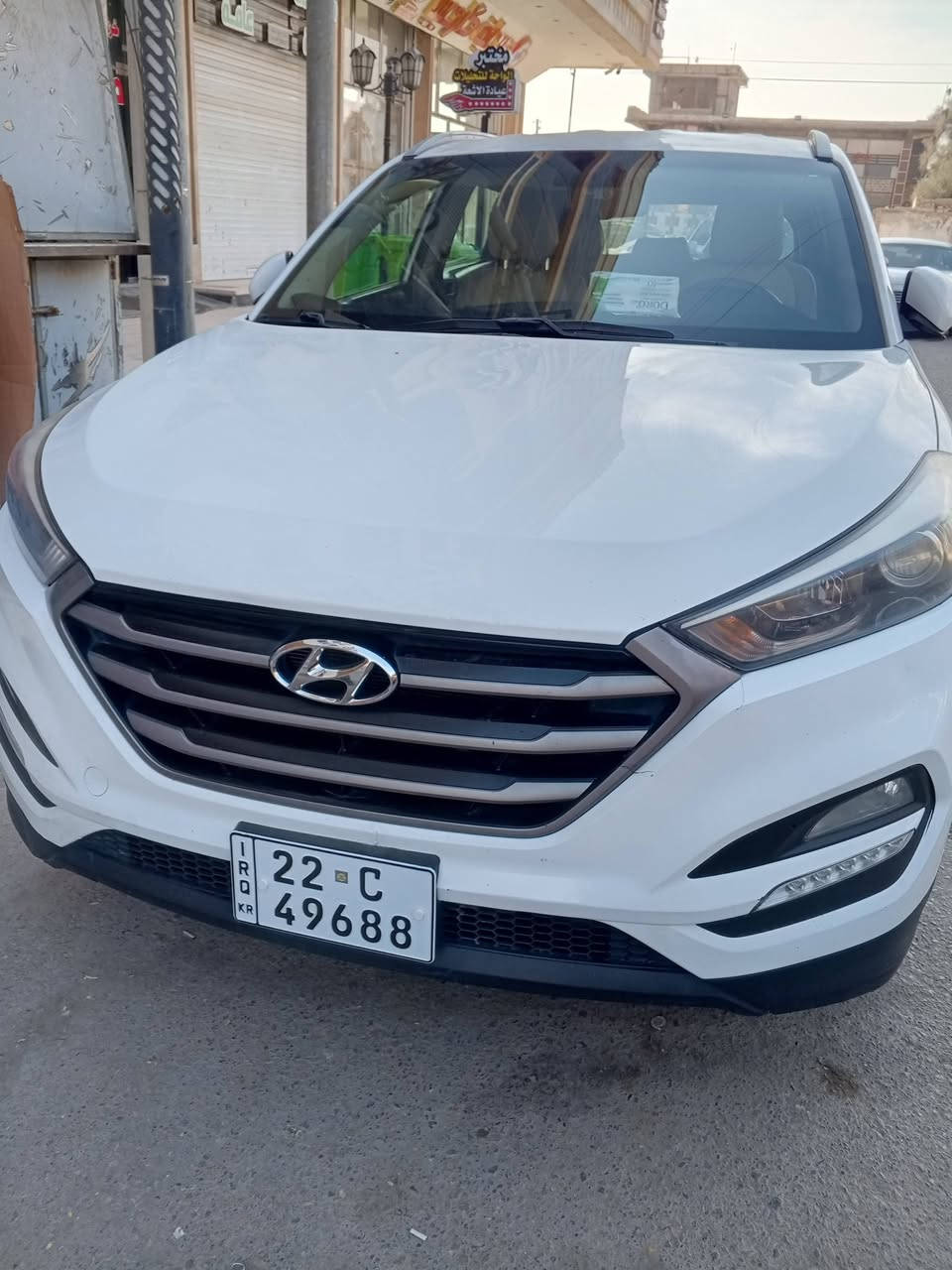 للبيع توسان خليجي سيارة مكفولة من الحادث والصبغ سيارةباسمي السنوية موديل 2017 مكان العمارة السعر 173اي استفسار اتصال ***********
