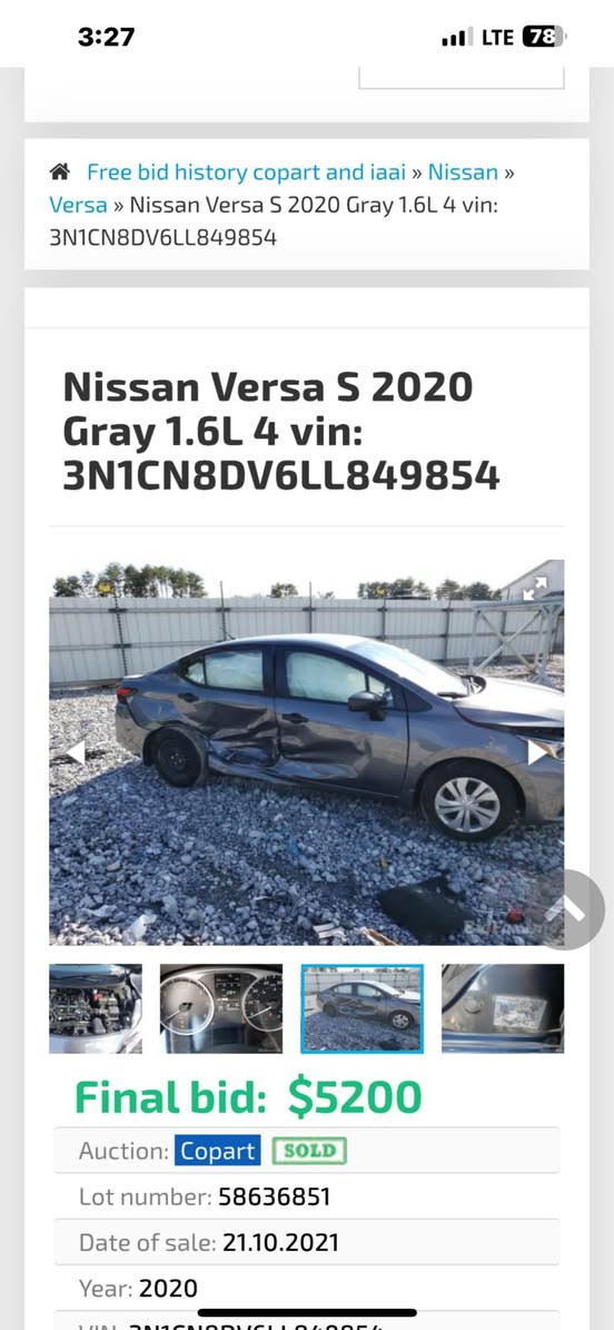 نیسان ڤیرسا٢٠٢٠
سەیارەکە (٢دەرگاو نیو چاملخ بۆیاغە وە ٢قۆپی بجوك لە سەقفیە)سەیارەکە ٥٦هەزار رۆیشتوە پیش و پشتی سەیارەکە کەپسە سەیارەکە لە هەولێرە

سعری 105$ورەقەیە و کەمەك معامەلەی تیدایە

*********** أربيل, العراق
