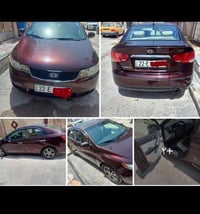 سيراتو خليجي اللون  كرزي موديل 2012 بيها حزام صبغ بدون دواخل شواصي لغو...