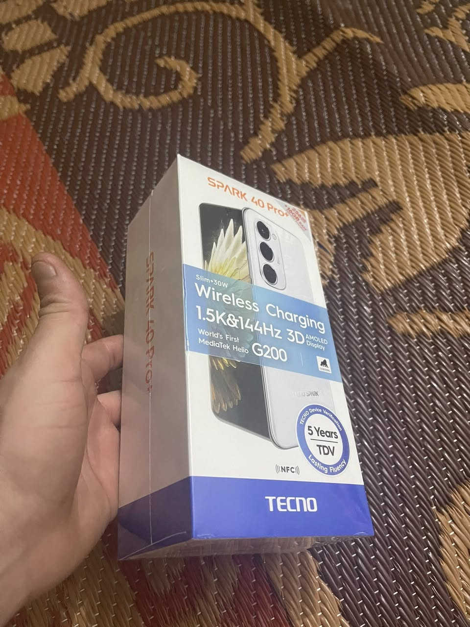 🚀 تكنو سبارك 40 برو بلس 🚀 الجهاز جديد ما مستخدم
✨ شاشة AMOLED 144Hz منحنية
⚡ معالج Helio G200 قوي
📸 كاميرا 50MP احترافية
🔋 بطارية 5200mAh + شحن سريع 45W
💾 ذاكرة 256GB + رام 16GB
💦 مقاومة ماء وغبار IP64
🔥 أداء عالي + تصميم أنيق = جهاز يستحق!
السعر240 عنوان بغداد تقاطع النهروان تقاطع  ￼


**إذا كنت صاحب هذا الإعلان وتريد حذفه لأي سبب، رجاءا أرسل رسالة إلى الدعم الفني**