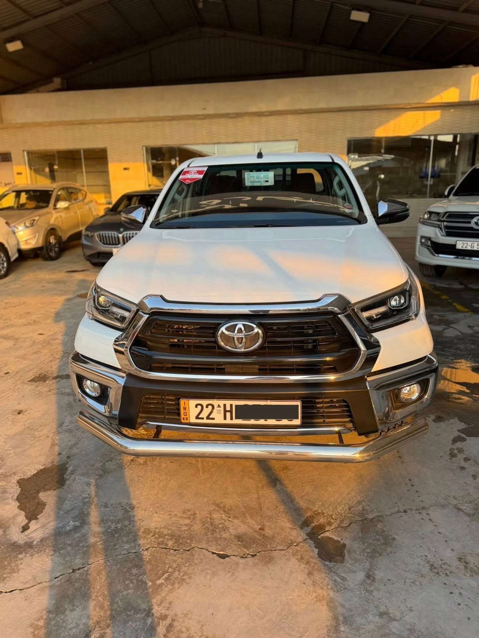 معرض الحسن لتجاره السيارات 

العنوان واسط الزبيديه 
4x4
تيوتا هايلوكس 2024 
كير اوتماتيك 
محرك 4 سلندر 
تبريد كشنات 
بوري امامي هوك خلفي 

ماشيه 45 الف 

سياره مكفوله 

السعر 337$ وبيها مجال 

***********
