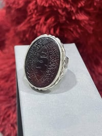 عقيق خشن • صياغة يدوية • صورة التوحيد