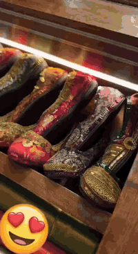 أحذية نيروز فلكلورية  تطريز على مكينة موديلات وتشكيلات منوعة  قياس 38 ...