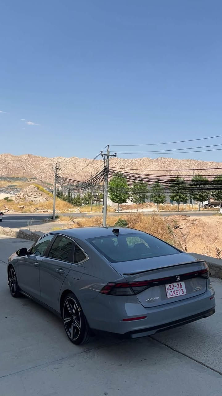 السلام عليكم
السيارة للبيع فقط 💯

Honda Accord Hybrid Sport 2024
2.0 Hybrid

اللون : سمنتي غامق 

الضرر : السيارة بدون صبغ يحتاج PDR 5 أصابع راس الجاملغ الأمامي يمين و 5 أصابع راس البونيد
 
السيارة ماشية : 36 الف ميل
 بجم و خلف السيارة كبس
• بصمة تشغيل + دخول ذكي
• رادار أمامي + تحديد مسار
• نظام النقطة العمياء
• فتحة سقف
• لايت زينون
• مقاعد كهربائية
كير و مكينة بشرط و كهربائيات 

السعر 205

مكان السيارة دهوك

*********** كورك / واتساب

