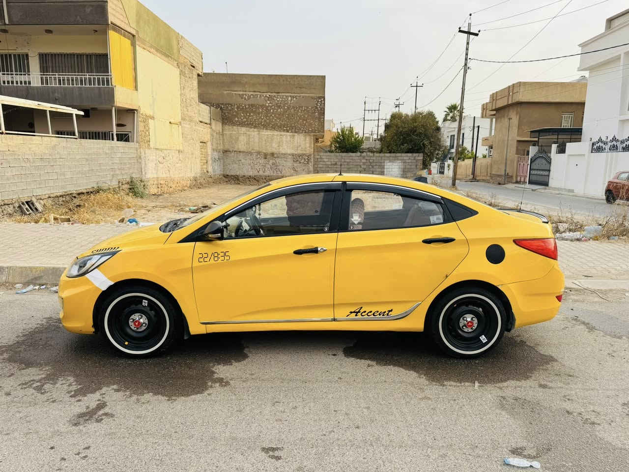 اكسنت 2012 خليجي
بدون تبديل ولا قطعه سعر٨٥

فقط طخه خلفيه خشم الحوض تعديل بارد بالبدايه فقط

تدفئه تبريد شرط

كير محرك شرط دفتر بانزين ومنضومه غاز

محرك ١٦ دوشمه ارضيات ودوشمه كشنات جديده 

محتاجه صبغ دعاميات فقط 

باقي كله شرط سنويه مشروع وطني صاحبها بكركوك

***********
